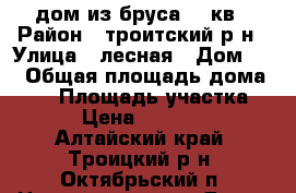 дом из бруса 49 кв › Район ­ троитский р-н › Улица ­ лесная › Дом ­ 1 › Общая площадь дома ­ 49 › Площадь участка ­ 8 › Цена ­ 550 000 - Алтайский край, Троицкий р-н, Октябрьский п. Недвижимость » Дома, коттеджи, дачи продажа   